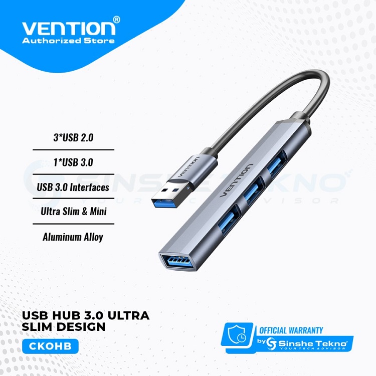 Review Vention USB Hub 4 Port Ultra Slim Mini