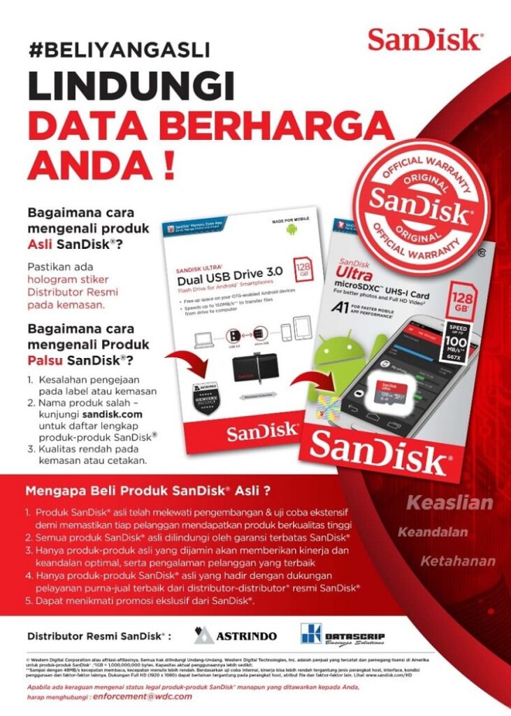 Review SanDisk Ultra MicroSD 64GB 100MB/s